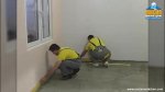 Работилница – шпакловане на газобетон, изравняване на пода