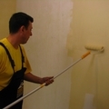 Подготовка за нанасяне на мазилка на стените в кабинета 
