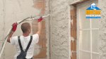 Варова мазилка - ﻿измазване на стени