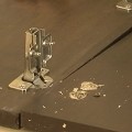 Ремонт на ПДЧ плоскост с лепило Poxipol